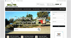 Desktop Screenshot of freecampingtasmania.com
